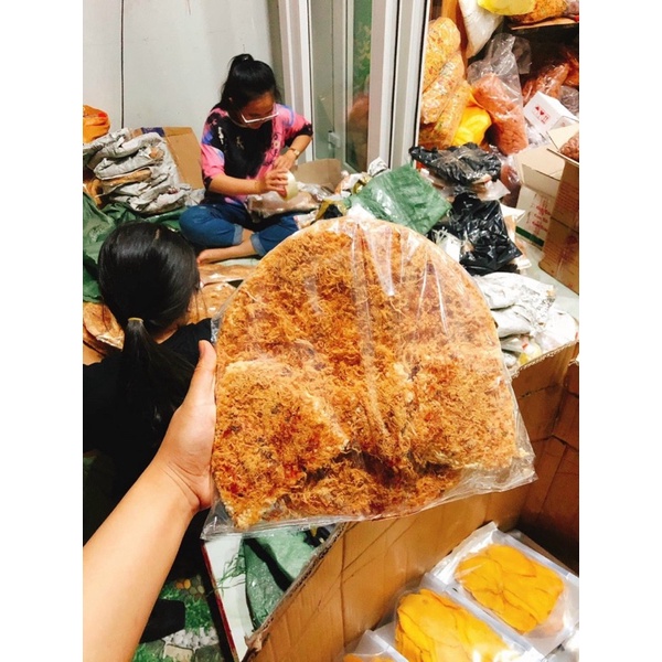 Cơm cháy chà bông 500g THIÊN ĐƯỜNG ĂN VẶT cơm cháy đáy nồi loại 1 siêu chà bông Sài Gòn đồ ăn vặt giòn rụm cực ngon