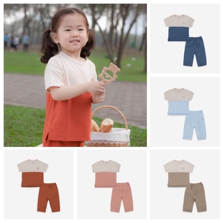 Bộ quần áo cổ tròn ngắn tay Kyomi Intermix BU