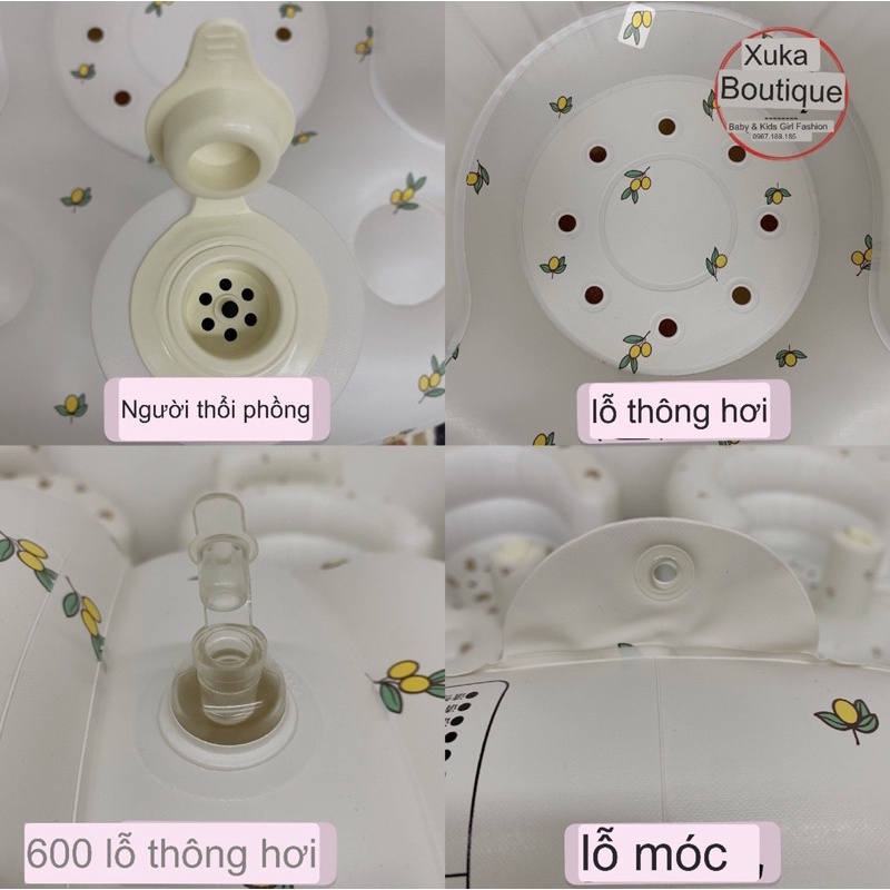 Ghế Hơi Tập Ngồi Cho Bé Cao Cấp Style Hàn Quốc, Ghế Tập Ăn Dặm Cho Bé Từ 4 Tháng Tuổi