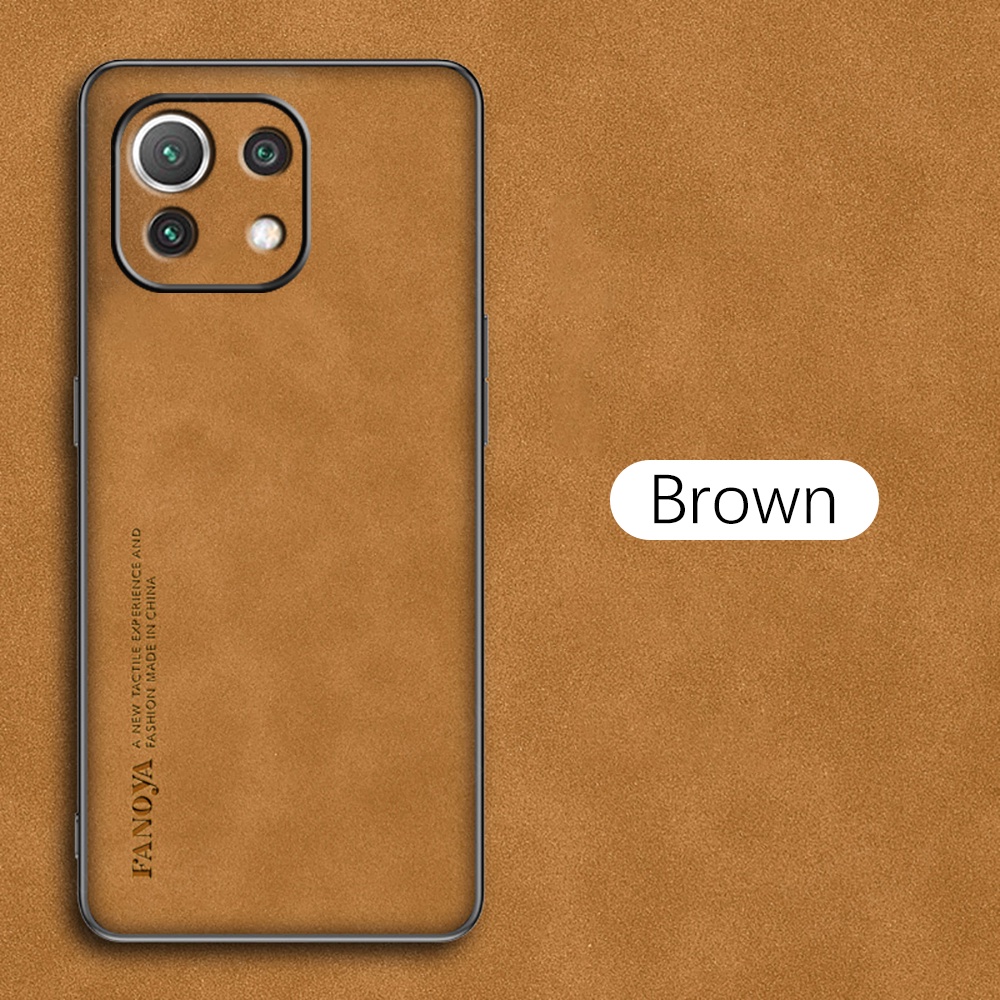 Ốp Điện Thoại Da Cừu Viền TPU Cho Xiaomi 11 Lite 5G Mi 11 10 Ultra MI11 Pro Lite 11Lite