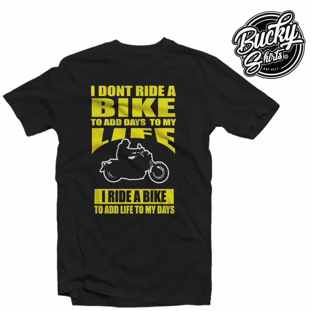 Áo thun in hình I ride a bike Rider Shirt mẫu mới giá tốt