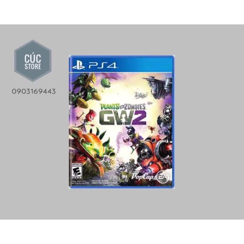 Đĩa chơi game PS4: Plants vs. Zombies Garden Warfare 2