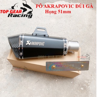 LON PÔ AKRAPOVIC ĐÙI GÀ NHỎ - MÀU SẮC CÁ TÍNH, ÂM THANH MẠNH MẼ <TOPGEAR>