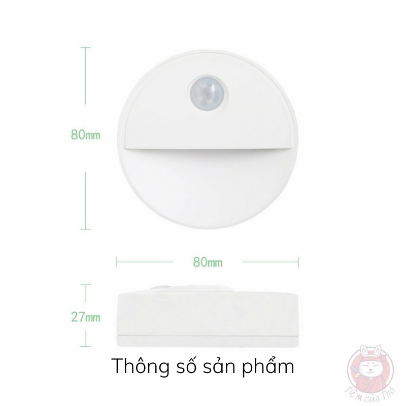 Đèn cảm biến hồng ngoại, đèn cảm biến chuyển động ban đêm thông minh cho phòng ngủ cầu thang | BigBuy360 - bigbuy360.vn