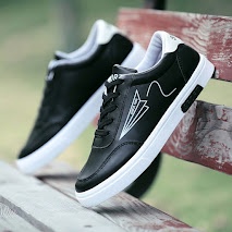 Giày nam thể thao in hình máy bay - Giày thể thao nam đơn giản basic đẹp