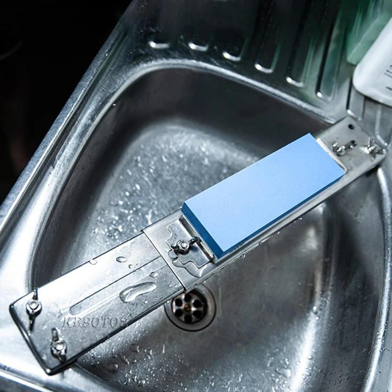 Giá Đỡ Đá Mài Dao Bằng Thép Không Gỉ Kesoto2 Chuyên Nghiệp Cho Bồn Rửa Nhà Bếp