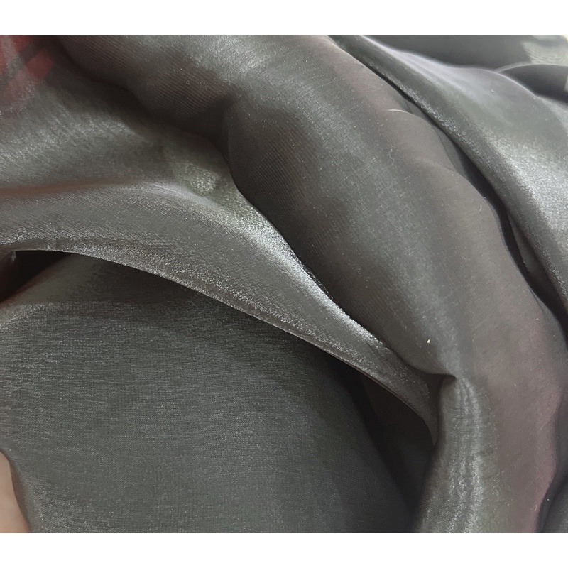 [ VẢI NAKI ] Vải Voan Tơ sống Organza óng ánh ( dòng cao cấp chất mềm đẹp) khổ 1.5m