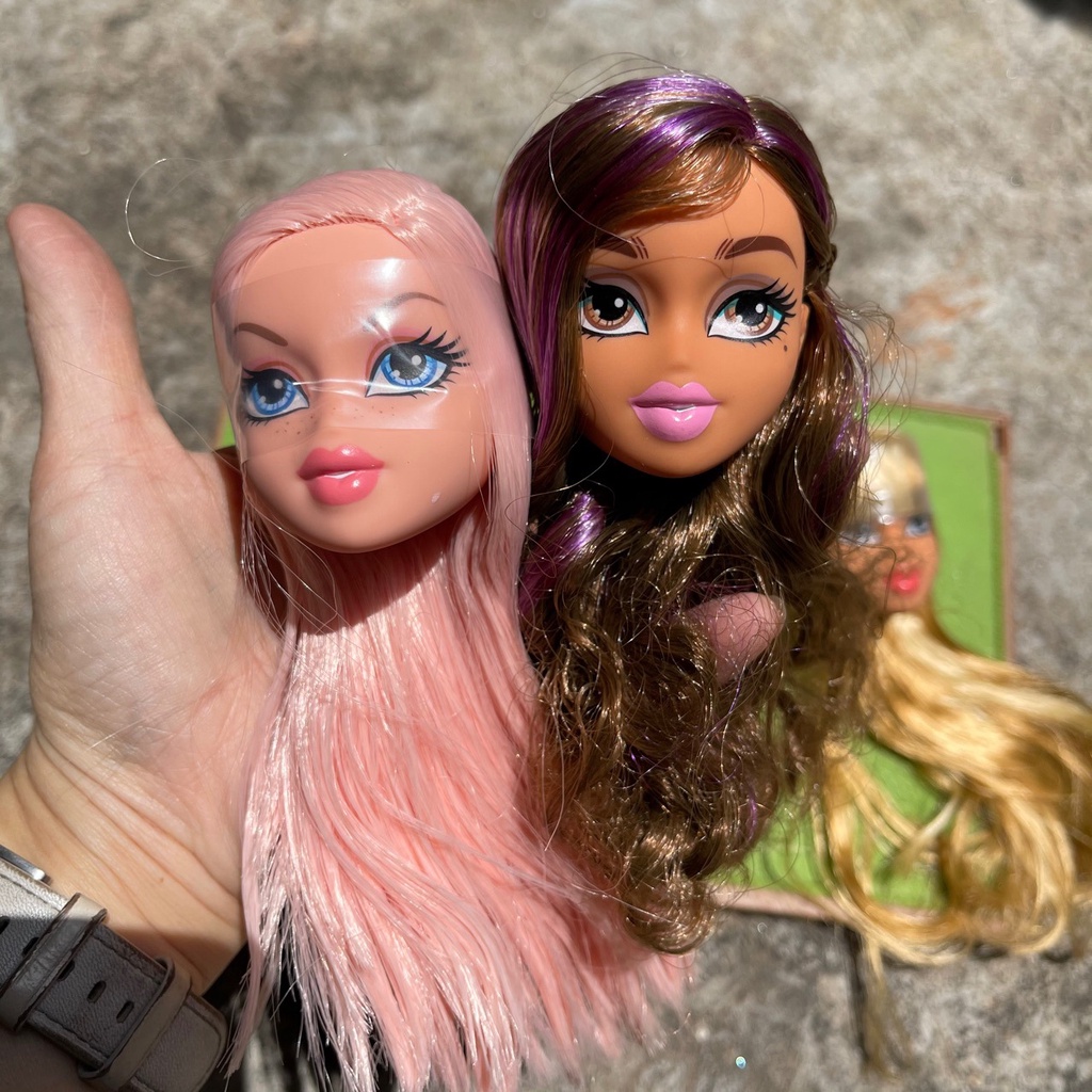 2 Đầu Búp Bê Bratz Nguyên Bản