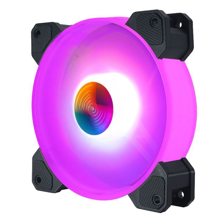 Quạt Tản Nhiệt, Fan Led RGB Coolmoon Y1 - Đồng Bộ Hub Coolmoon