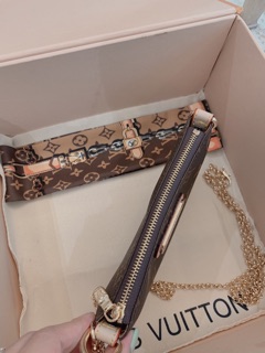 Túi xách lv mini fullbox kèm khăn lụa