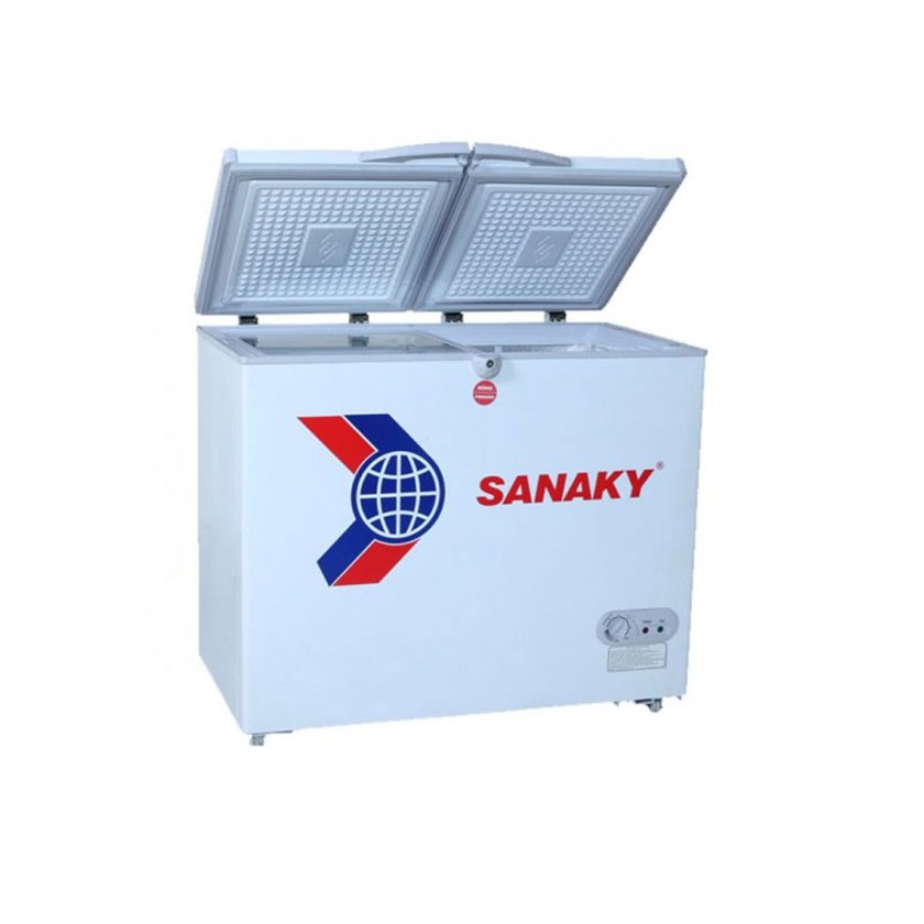 Tủ Đông Sanaky VH-285W2 - 2 NGĂN 1 ĐÔNG 1 MÁT,2 CÁNH,220 LÍT