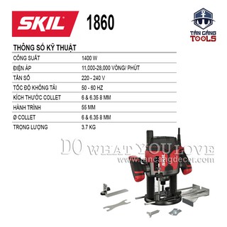 MÁY PHAY 2 TAY CẦM SKIL 1860