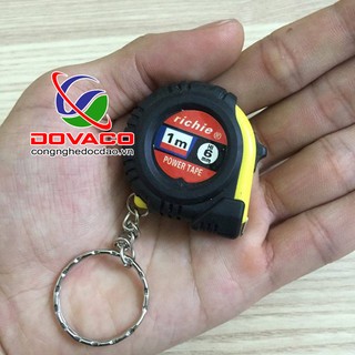 Móc khóa thước rút mini 1m