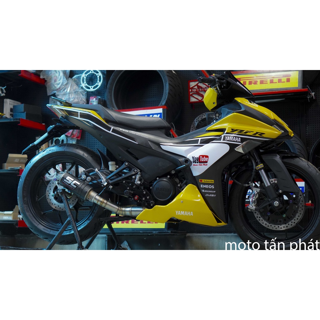 Mỏ cày độ GP cho Exciter 155