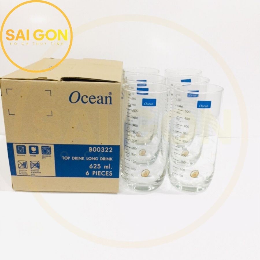 [FREESHIP] LY ĐỊNH LƯỢNG CỐC CHIA VẠCH THỦY TINH 500ML CAO CẤP OCEAN NHẬP KHẨU THÁI LAN 625 ML SG-OCEAN