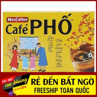 [HCM] Cà phê sữa MacCoffee Cafe Phố hộp 10 gói (hộp 240g) | BigBuy360 - bigbuy360.vn