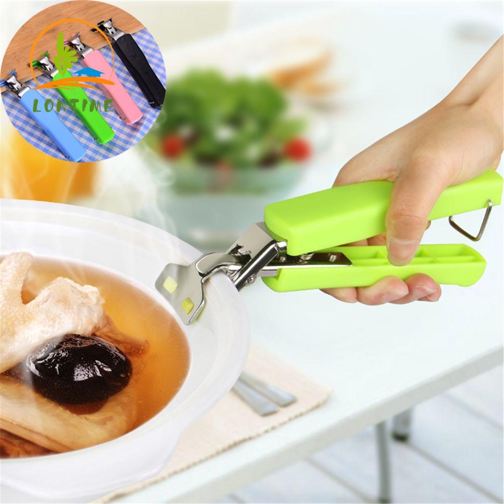 Kẹp Gắp Chén Dĩa Chống Trượt Đa Năng Bằng Thép Không Gỉ