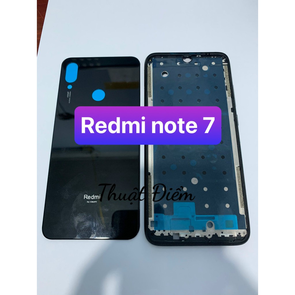 bộ vỏ xiaomi Redmi note 7 - gồm lưng,sườn,phím