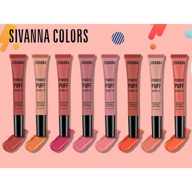 Son Kem Sivanna Colors Powder Puff Velvet Lip HF388 12ml