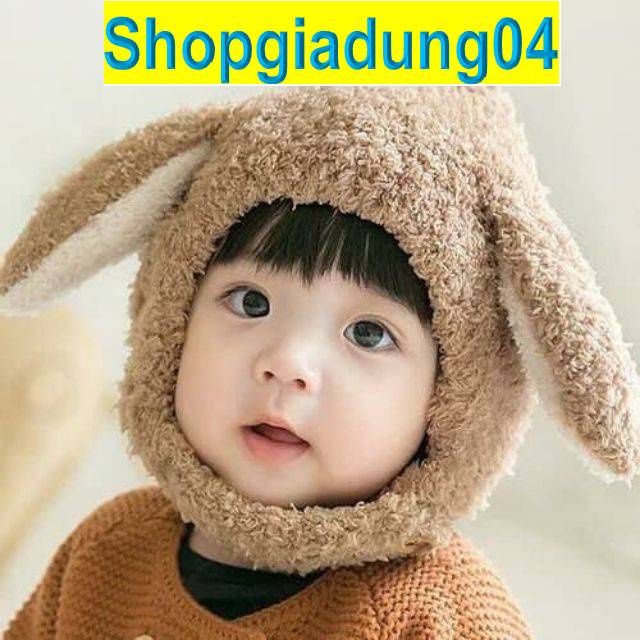 Mũ Len Tai Cừu❤️CAM KẾT CHẤT LƯỢNG❤️Mũ Lông Cừu Đáng Yêu Cho Bé