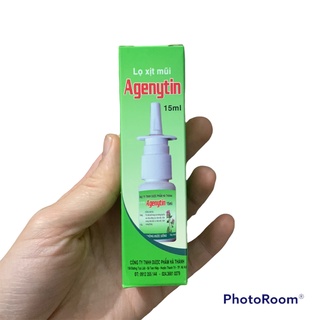 [ CHỤP THẬT CHÍNH HÃNG ] Dung dịch xịt mũi Agenytin - lọ 15ml