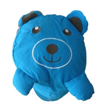 Gối ôm thêu mặt thú, thú nhồi bông cao cấp Hometex 65x18 cm