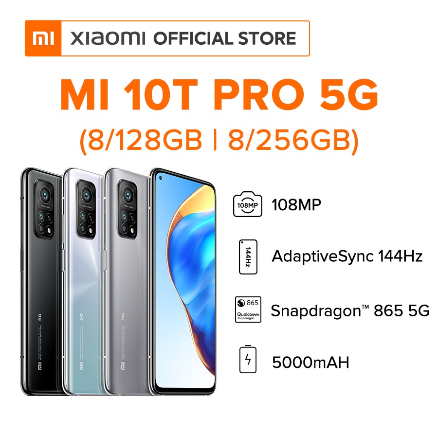 Điện thoại Xiaomi Mi 10T Pro 5G Hàng chính hãng Bảo hành điện tử 18 tháng