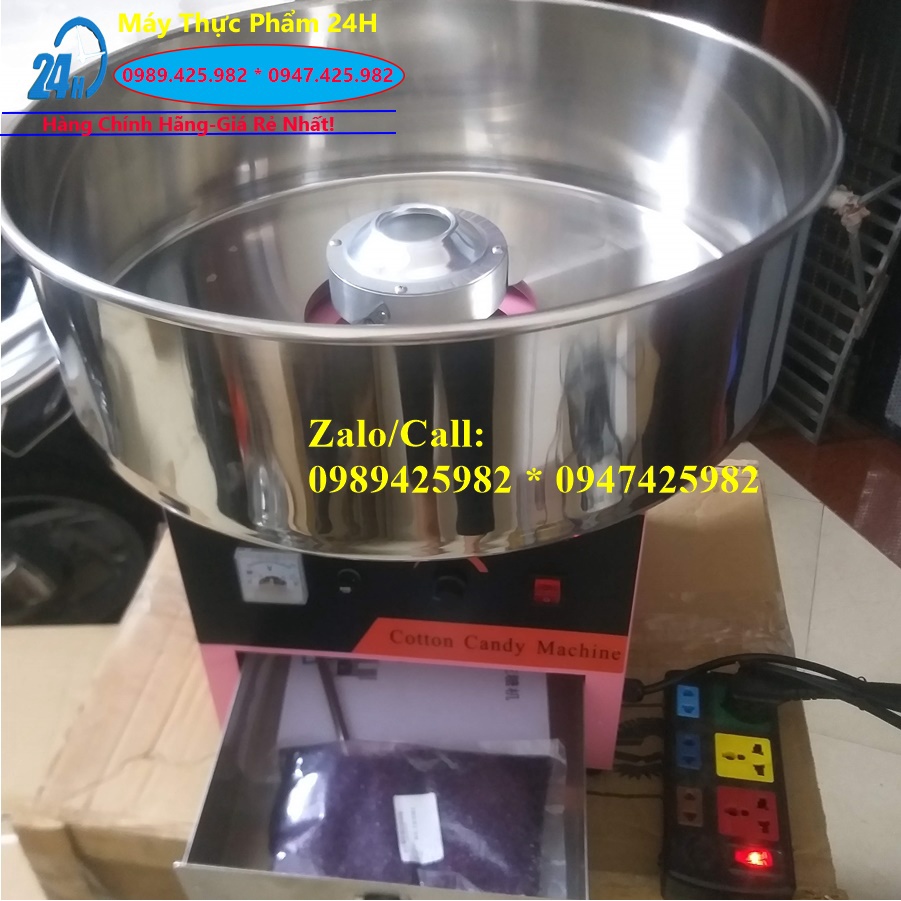 Máy làm kẹo bông gòn điện 220v,máy thổi bông gòn dùng điện Candy