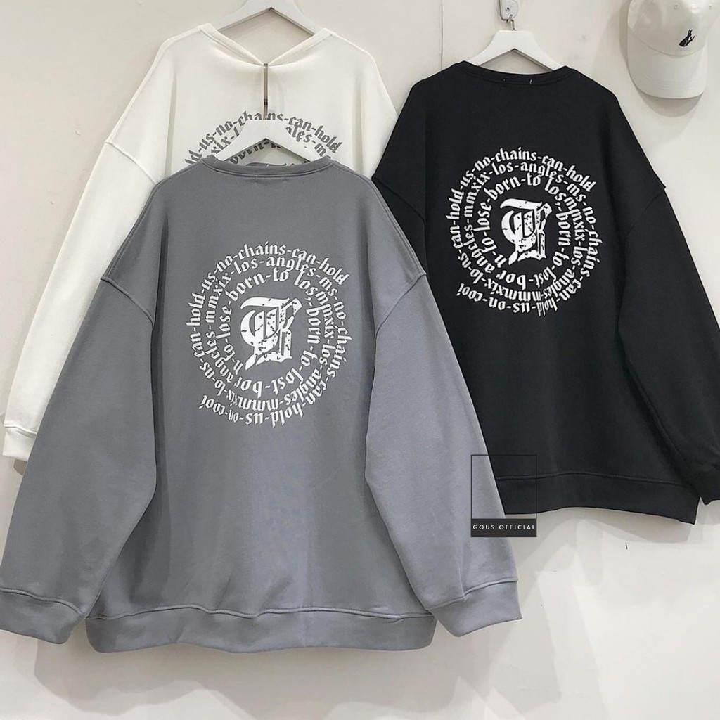 Áo Sweater Nữ Cổ Tròn Sweater Form Rộng Chất Dày Dặn Dễ Mặc Dễ Phối In Họa Tiết Cá Tính BERE-10017 GOUS OFFICIAL | BigBuy360 - bigbuy360.vn