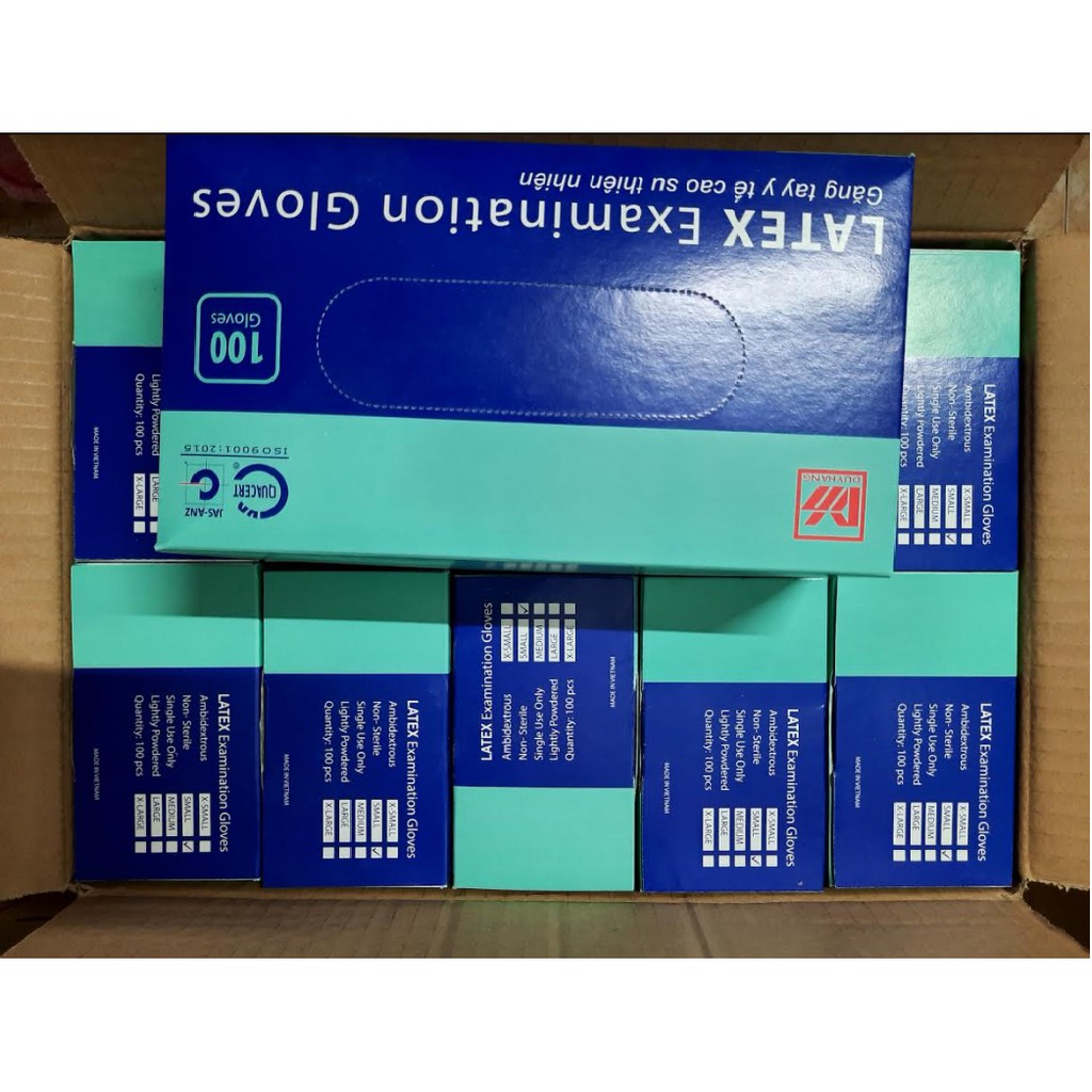 Găng tay y tế Duy Hằng_LATEX Hộp 50 đôi (100 cái) | BigBuy360 - bigbuy360.vn