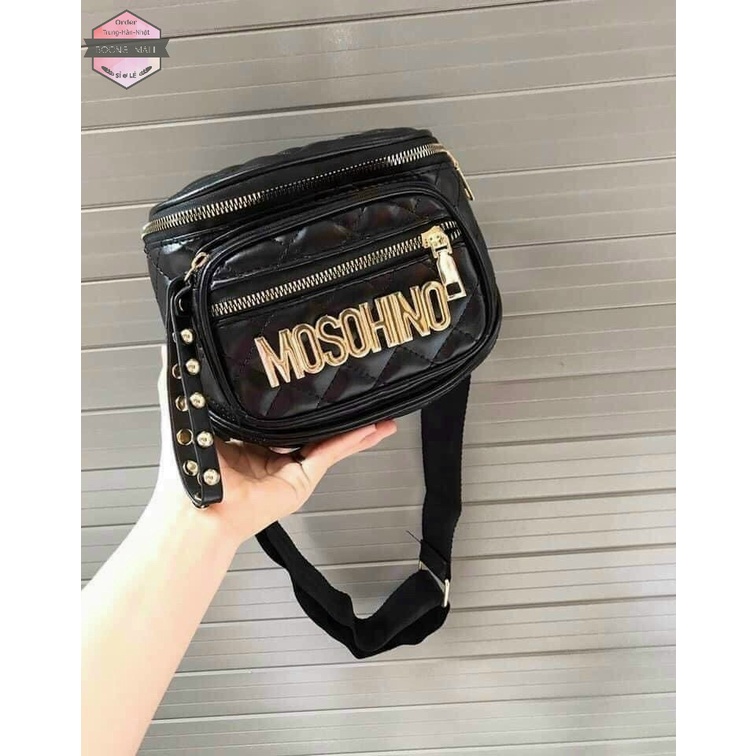 Túi đeo bụng Mosohino hàng xịn, chất da đẹp - Boong Mall