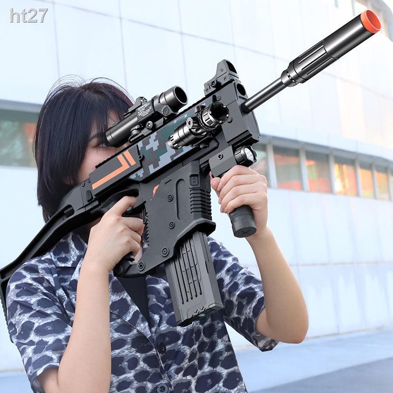 Âm thanh rung chuyển nổ điện trẻ em lớn M416 súng đạn mềm cậu bé đồ chơi AK47 đoản kiếm Victor