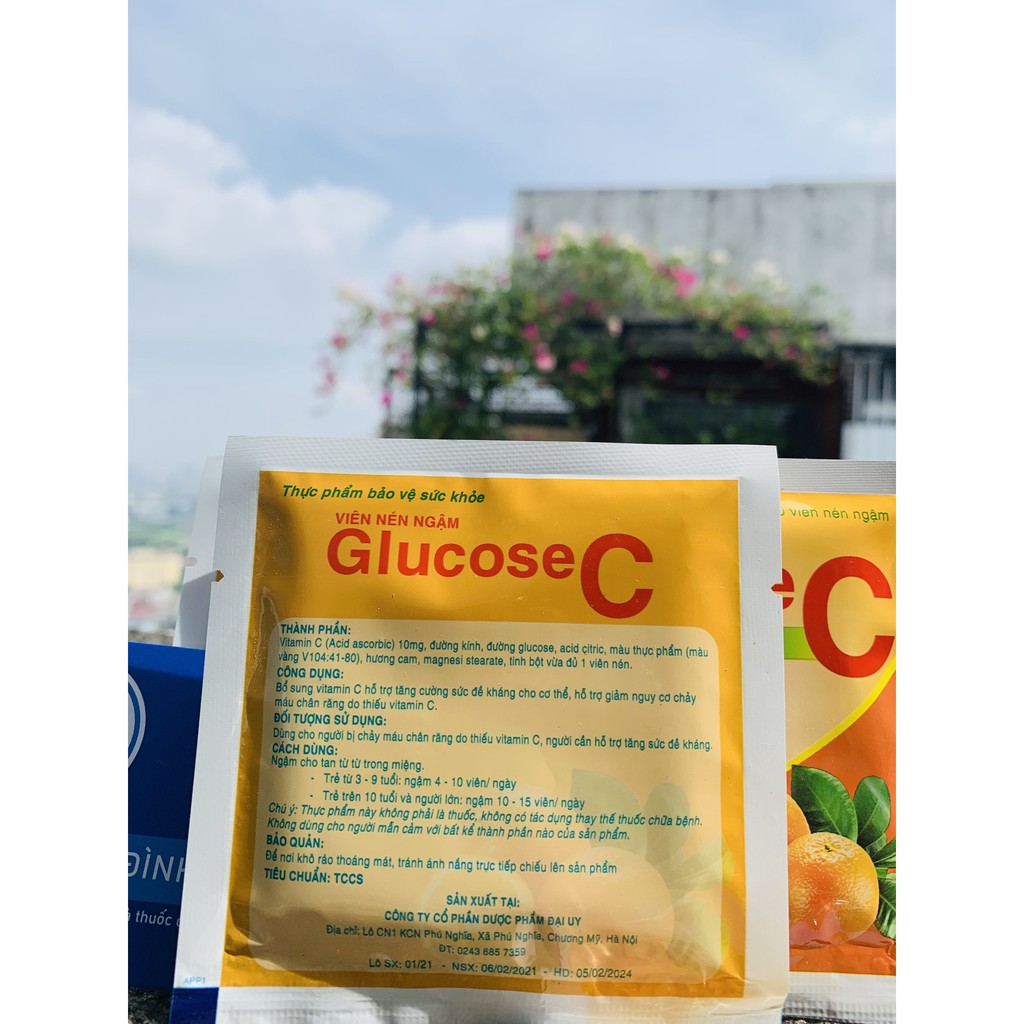 Kẹo cam Vitamin C gói 20 viên tăng cường sức đề kháng cho cơ thể