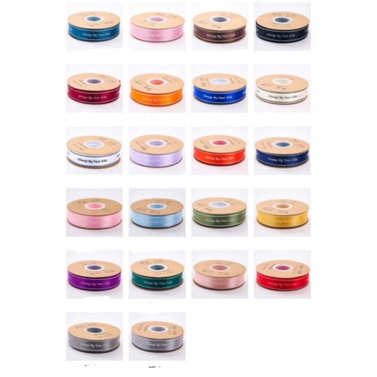 1 cuộn ruybang chữ 2,5cm chữ, mẫu ngẫu nhiên