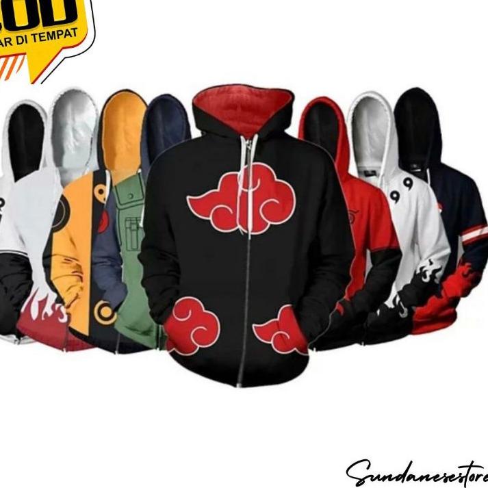 Mới Nhất|Sq37|Áo Khoác Hoodie In Hình Anime Ninja Distro Cho Nam