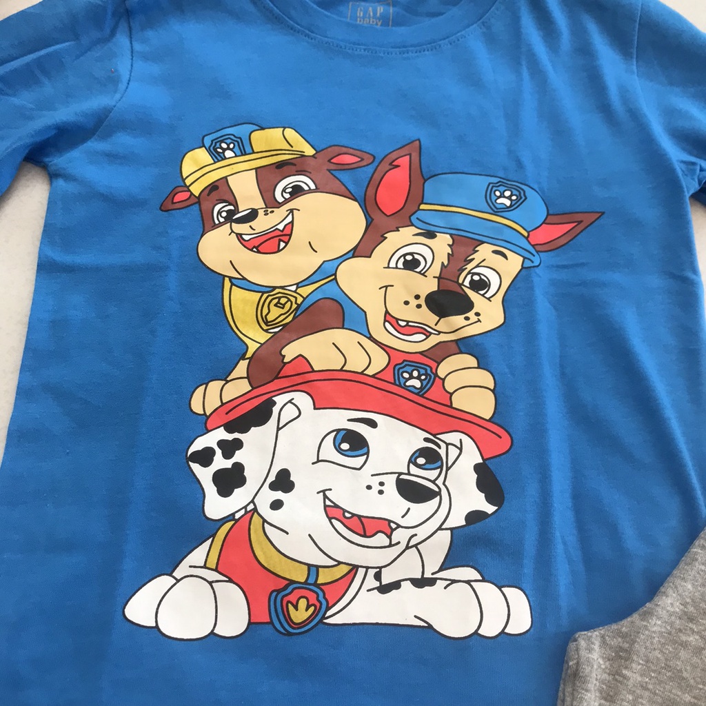 Bộ đồ bé trai GAP VNXK vải xuất in hình 2-8T nhiều màu khủng long hoạt hình xe đua