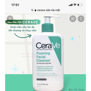 sữa rửa mặt cerave 473ml