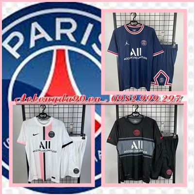 Bộ Quần Áo bóng đá CLB Paris Saint-Germain 2021 - 2022 - Hàng Super Thái Chuẩn thi đấu