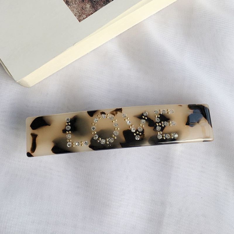 Kẹp Tóc Chữ Nhật Đính Đá 20 Kiểu Hàn Quốc Cho Nữ