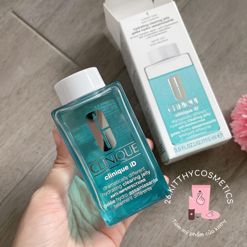 Gel dưỡng ẩm Clinique clearing Jelly Dramatically xanh biển