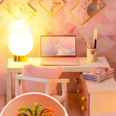 Nhà mô hình tự lắp ráp DIY - Ngôi nhà ngọt ngào Sweet Story M036A