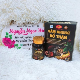Sâm nhung bổ thận tăng cường sinh lực hộp 60 viên