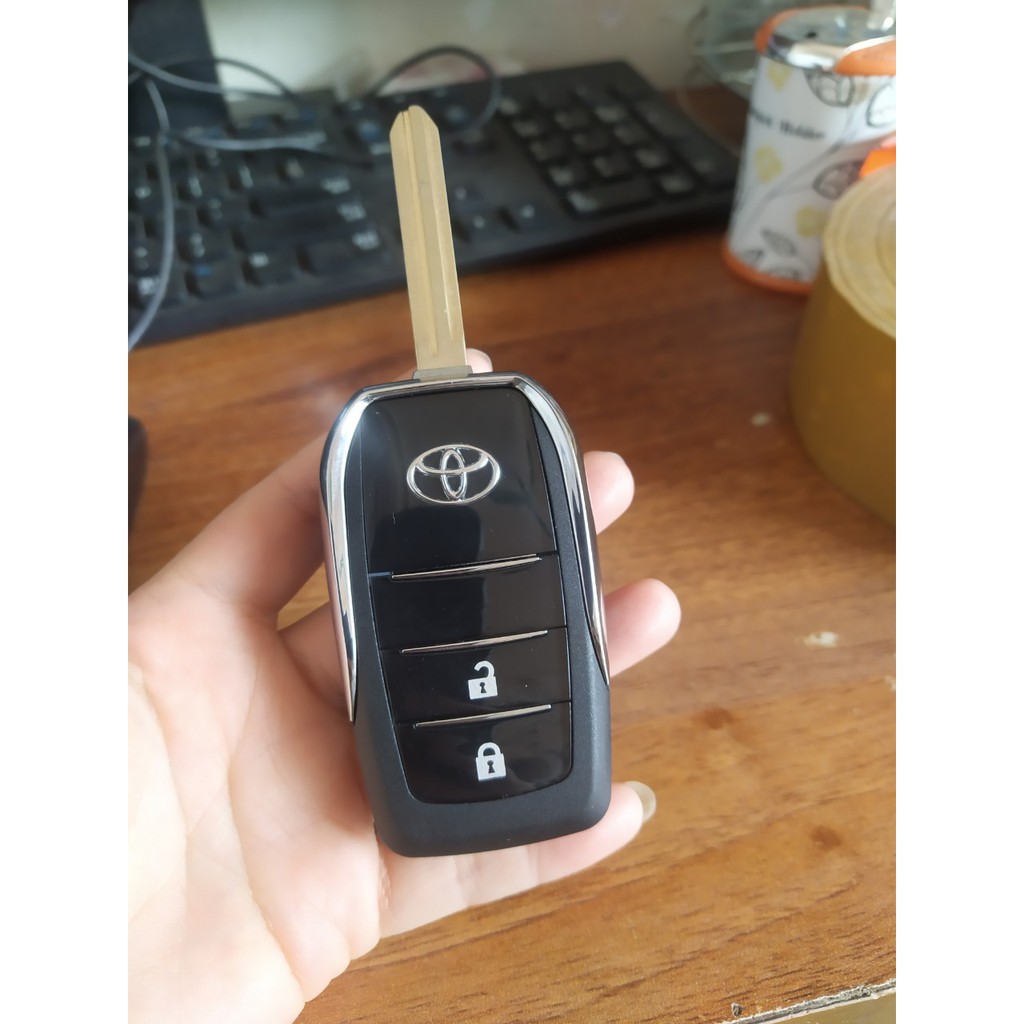 Vỏ chìa khóa gập Toyota Vios 2014 - 2018