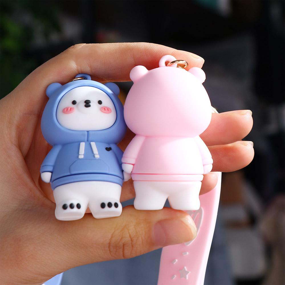 Móc Khóa Hình Gấu Bông Xinh Xắn