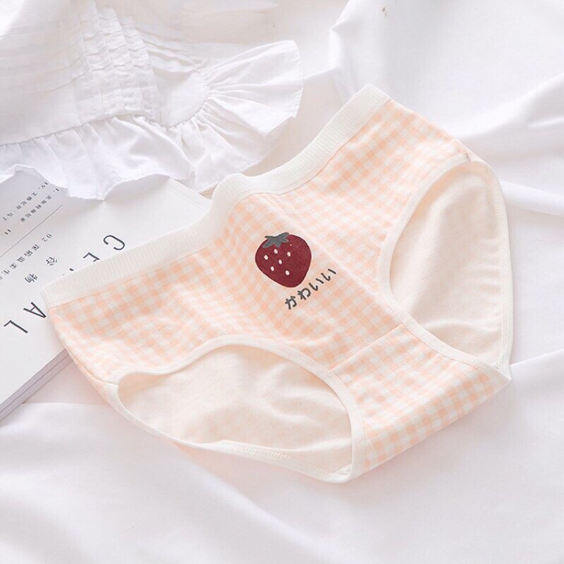 [ VINTAGE ] Set 5 Quần Chip Cute - Cotton Co Dãn Thoải Mái - Đủ Size - Có Thể Làm Quà Tặng - Kèm Túi Zip - 5 Quần Xinh !