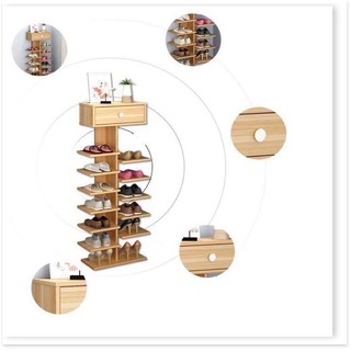Kệ để giày dép 7 tầng 14 ngăn bằng gỗ cao cấp