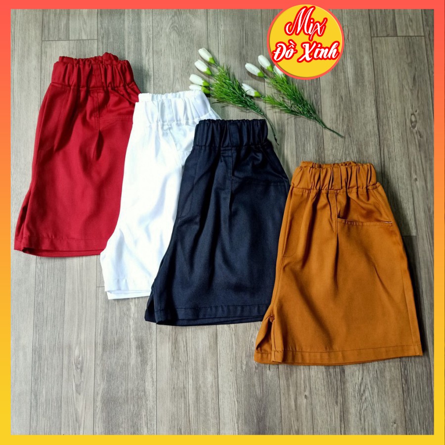 Quần short kaki nữ, quần đùi nữ cạp cao Mix.Đồ Xinh, form trẻ trung, năng động QNH.52 | BigBuy360 - bigbuy360.vn