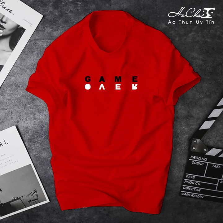 Áo thun Unisex Cao Cấp | GAME OVER - Cotton 4c Siêu Mềm Mịn