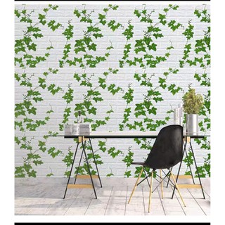 KHO SỈ Xốp Dán Tường Dây Leo gỗ, Kích Thước 70cm x 77cm