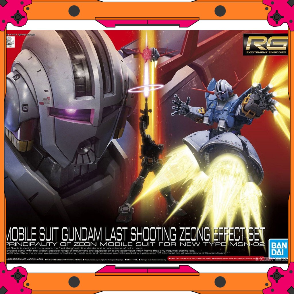 [NEW RELEASE] Mô hình Gundam RG Zeong Last Shooting Set